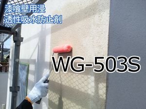 画像1: 漆喰壁用浸透性吸水防止剤　ＷＧ－５０３Ｓ　抗菌剤入り　１６リットル